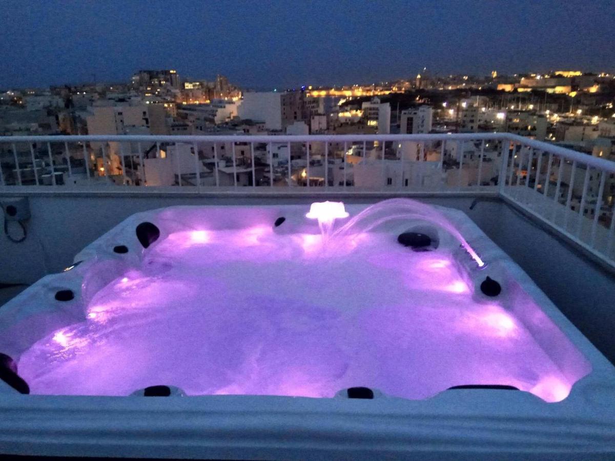 Wonderful Apartments With Shared Jacuzzi And Panorama Rooftop Gzira Luaran gambar
